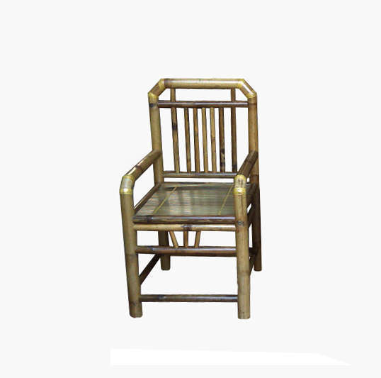 Bộ bàn ghế vai vuông, màu vàng tre ngà, tre Xuân Lai